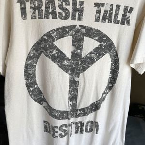 TRASH TALK Destroy 2010 rare band tee shirt opium style size medium